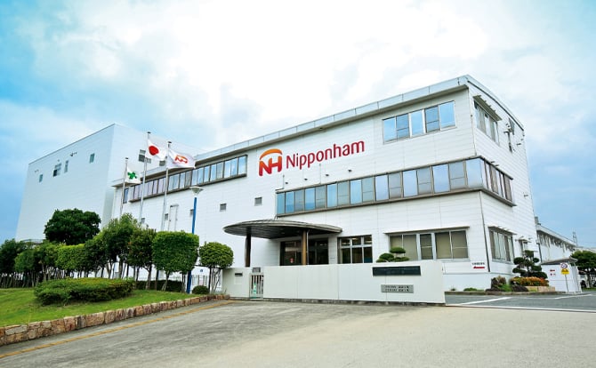 日本ハムの兵庫工場外観